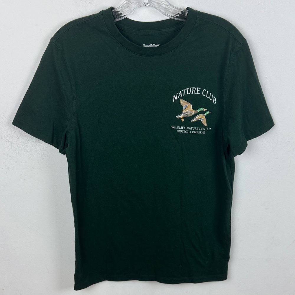 Nature Club Dark Green Graphic Tee